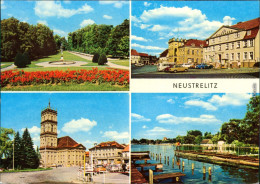 Neustrelitz Stadtpark, Rathaus Am Markt, Marktplatz Zierker See 1977 - Neustrelitz