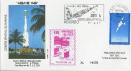 Espace 1991 12 17 - CSG - Ariane V48 - Lanceur - Europa