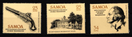 Samoa 473-475 Postfrisch 250. Geburtstag Von George Washington #IJ747 - Samoa