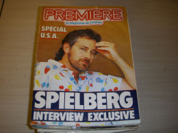 CINEMA PREMIERE 114 09.1986 SPECIAL USA SPIELBERG Francois CLUZET Xavier DELUC   - Kino