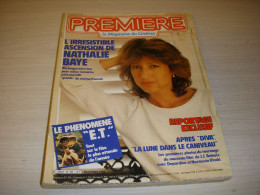 CINEMA PREMIERE 068 11.1982 Nathalie BAYE Daniel AUTEUIL Gerard JUGNOT JJ BEINEX - Cinema