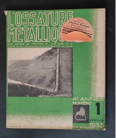 Livre Technique - L'ossature Métallique - 4è Année Numéro 1 - Janvier 1935 - Knutselen / Techniek