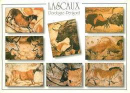 24 - Montignac Sur Vézère - Grotte Préhistorique De Lascaux - Multivues - Art Peinture Préhistorique - Préhistoire - CPM - Montignac-sur-Vézère