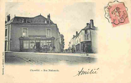 49 - Chemillé - Rue Nationale - Animée - Précurseur - Oblitération Ronde De 1903 - CPA - Voir Scans Recto-Verso - Chemille