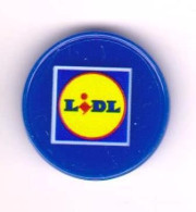 Jeton De Caddie " LIDL " Super Marché _j601 - Einkaufswagen-Chips (EKW)