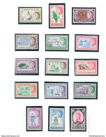 1962-64 CAYMAN ISLANDS -  Elisabetta II E Vedute - Stanley Gibbons N. 165/179 - - Sonstige & Ohne Zuordnung