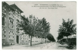 43 - B3580CPA - MONISTROL SUR LOIRE - La Nouvelle Gendarmerie Et La Route D'YSSINGEAUX - Bon état - HAUTE-LOIRE - Monistrol Sur Loire