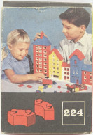 LEGO - 224-3 System 2 X 2 Curved Bricks - Original Lego 1958 - Vintage - Catalogues