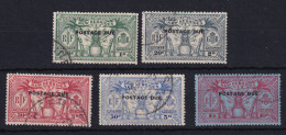 New Hebrides: 1925   Postage Due OVPT - Weapons & Idols Set   SG D1-D5   Used - Used Stamps