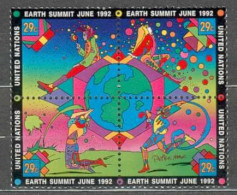 ONU NEW YORK MNH ** 609-612 Sommet Planète Terre - Nuovi