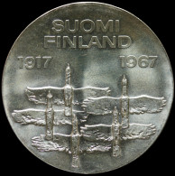 LaZooRo: Finland 10 Markkaa 1967 UNC - Silver - Finlande