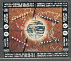 ONU NEW YORK MNH ** 659-662 Décennie Internationale De La Prévention Des Catactrophes Naturelles - Unused Stamps