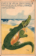 N°47 W -cpa Illustrateur Sim -larmes De Crocodiles - Sim