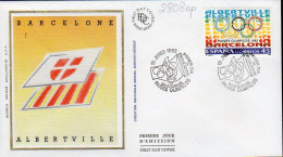 Espagne España 2808op Fdc JO Barcelona 92, Albertville France - Ete 1992: Barcelone