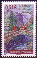 Andorra Franz Mi.Nr. 690 Sagen Und Legenden, Die Teufel Von Aixirivall (0,51) - Autres & Non Classés