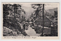 39084903 - Hartenstein Im Erzgebirge Waldgaststaette  Forsthaus  Ungelaufen  Ecken Mit Albumabdruecken, Sonst Gut Erhal - Crinitzberg