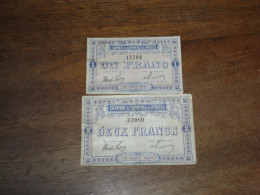 Billets UN FRANC & DEUX FRANCS / Chambre De Commerce De LIMOGES - Chambre De Commerce