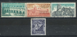 SPAIN, 1960/61, MONASTERIES & SAN JOSE CONVENT STAMPS SET OF 4, USED. - Used Stamps