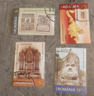 ROMANIA ROMANIAN CURIOSITIES AND SUPERLATIVES SET USED -CTO - Usado