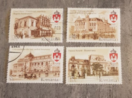 ROMANIA ARHITECTURE &HISTORY SET USE-CTO - Used Stamps