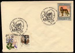 POLAND 1987 50TH ANNIV 1ST POLISH EXPEDITION TO GREENLAND SPECIAL CANCEL ON COVER SIBERIAN HUSKY DOG POLAR - Andere & Zonder Classificatie