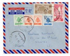 TB 4770 - 1954 - LSC - Lettre Par Avion De BEYROUTH ( Liban ) Pour NANTES ( France ) - Liban