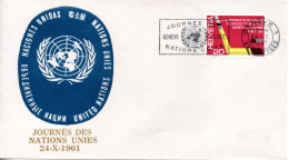 Switzerland, Week Of The  United Nations 1961, UN - Lettres & Documents