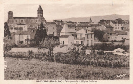FRANCE - Brioude - Vue Générale Et L'église Saint Julien - Carte Postale Ancienne - Brioude
