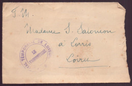 France, Enveloppe En Franchise Militaire, Tampon Hôpital De Luxeuil Pour Lorris - Other & Unclassified