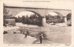 FRANCE - Brioude - Les Bords De L'Allier Au Pont De La Bajeasse - Pêche Du Saumon - Carte Postale Ancienne - Brioude