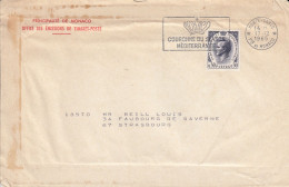 ENV. AFFR. Y&T 545 OBL. MONTE-CARLO Du 17.12.1965 Adressée à STRASBOURG - Briefe U. Dokumente
