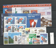 1995 MNH Greenland, Year Collection, Postfris - Années Complètes