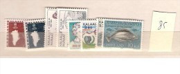 1985 MNH Greenland, Year Complete According To Michel, Postfris - Full Years