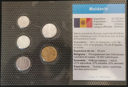 MOLDAVIE - MOLDAVIA - 1 BAN 2000 - KM 1 - 5 BANI 2002 - KM 2 - 10 BANI 2002 - KM 7 - 25 BANI 2002 - KM 3 - 50 BANI 1997 - Moldawien (Moldau)