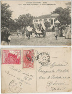 Guinée France AOF Wedding Noces Coupè Des Marié Carte 27nov1910 Dakar Senegal C10 + Lega Navale Italiana Label C1 - Lettres & Documents