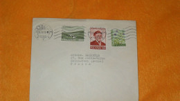 ENVELOPPE ANCIENNE DE 1963../ CACHETS REYKJAVIK ISLANDE POUR SAINT OUEN + TIMBRES X3 - Briefe U. Dokumente