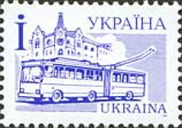 Ukraine 2005 Definitive. Troleybus. Mi 156III - Bus