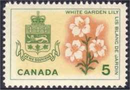 Canada Lis Blanc Garden Lily MNH ** Neuf SC (04-19a) - Unused Stamps