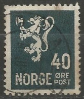 NORVEGE N° 233 OBLITERE - Usados