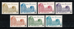 Belg. 1973 TR 407, 409, 410, 411, 412, 414, 415**, Yv. Colis Postaux 406, 408, 409, 410, 411, 413, 414** MNH - Nuovi