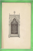 MONUMENT DE MONSEIGNEUR LAGRANGE DANS LA CHAPELLE DU SEMINAIRE DE SAINT CHERON A CHARTRES PAR L ABBE METAIS VERS 1900 - Centre - Val De Loire