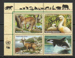 UN/Vienna, 2000, Endangered Species 8th Series, Block, MNH - Blocks & Kleinbögen