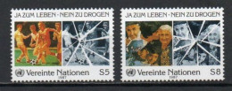 UN/Vienna, 1987, Anti-Drugs Campaign, Set, MNH - Unused Stamps