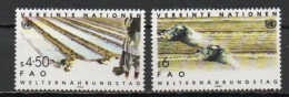 UN/Vienna, 1984, World Food Day, Set, UNUSED NO GUM - Unused Stamps