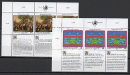 UN/Vienna, 1993, Human Rights, Set/Article 29 & 30 X 3 Languages Joined Pair, USED - Neufs