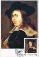 X0094 Jugoslavia, Maximum 1987, Painting Of P.p. Rubens, Portrait Of Nicolas Rubens - Rubens