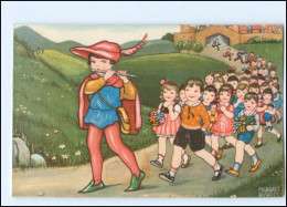 U4496/ Magret Boriss  Rattenfänger Von Hameln  Märchen AK  - Fairy Tales, Popular Stories & Legends