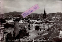 TORINO   ( ITALIE )       PANORAMA DELLA PIAZZA CASTELLO - Plaatsen & Squares