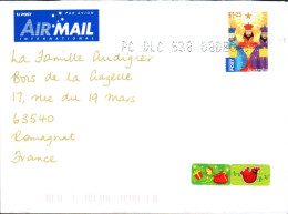 AUSTRALIE SEUL SUR LETTRE POUR LA FRANCE - Cartas & Documentos