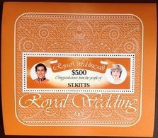 St Kitts 1981 Royal Wedding Minisheet MNH - St.Christopher, Nevis En Anguilla (...-1980)